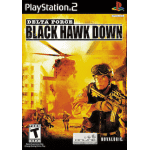 Delta Force Black Hawk Down art work – video game for PlayStation 2