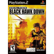 Delta Force Black Hawk Down art work – video game for PlayStation 2