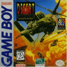 Desert Strike Return to the Gulf Game Boy box art – classic retro game for GameBoy
