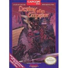 Destiny of an Emperor NES box art – classic 8-bit game for Nintendo NES