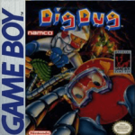 Dig Dug Game Boy box art – classic retro game for GameBoy