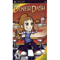 Diner Dash Sizzle and Serve art work – video game for PlayStation Portable