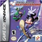 Disney Sports Skateboarding art work – action game for Nintendo Game Boy Advance