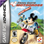 Disney Sports Motocross art work – action game for Nintendo Game Boy Advance