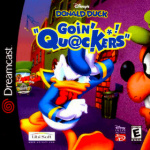 Donald Duck Going Quackers art work for the sega DreamCast