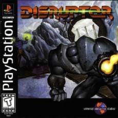 Disruptor art work – video game for PS1