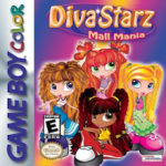 Diva Starz Mall Mania Game Boy Color box art – old GBC game trade in