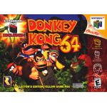 Donkey Kong 64 N64 box art – platformer for Nintendo 64