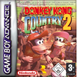 Donkey Kong Country 2 art work – platformer for Nintendo Game Boy Advance