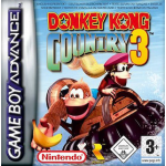 Donkey Kong Country 3 art work – platformer for Nintendo Game Boy Advance