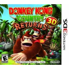 Donkey Kong Country Returns 3D art work – action game for Nintendo 3DS