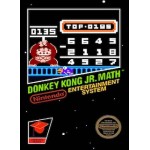 Donkey Kong Jr Math NES box art – classic 8-bit game for Nintendo NES