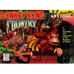 Donkey Kong Country SNES box art – platformer for Super Nintendo