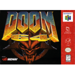 Doom 64 N64 box art – retro game for Nintendo 64