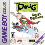 Doug's Big Game Game Boy Color box art – old GBC game trade in