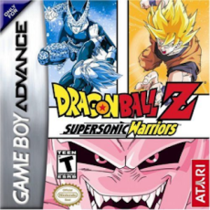 Dragon Ball Z Supersonic Warriors art work – high-speed platformer for Nintendo Game Boy Advance