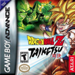 Dragon Ball Z Taiketsu art work – action game for Nintendo Game Boy Advance