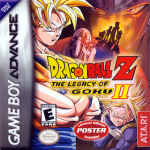Dragon Ball Z Legacy of Goku II, 2 art work – action game for Nintendo Game Boy Advance