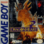 Dragonheart Fire & Steel Game Boy box art – classic retro game for GameBoy