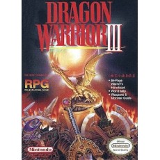Dragon Warrior III, 3 NES box art – classic 8-bit game for Nintendo NES
