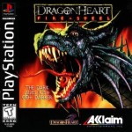 Dragonheart Fire & Steel art work – video game for PS1