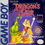 Dragon's Lair: The Legend Game Boy box art – classic retro game for GameBoy