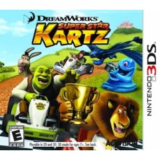 Dreamworks Super Star Kartz art work – action game for Nintendo 3DS