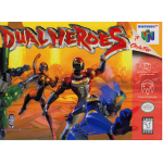 Dual Heroes N64 box art – retro game for Nintendo 64