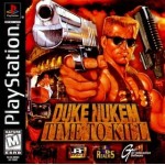 Duke Nukem Time to Kill art work – video game for PS1