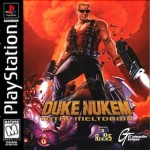 Duke Nukem Total Meltdown art work – video game for PS1