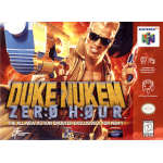 Duke Nukem Zero Hour N64 box art – retro game for Nintendo 64