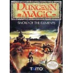 Dungeon Magic Sword of the Elements NES box art – classic 8-bit game for Nintendo NES
