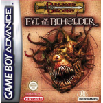 Dungeons & Dragons Eye of the Beholder art work – action game for Nintendo Game Boy Advance