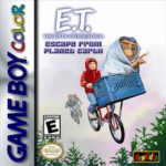 ET the Extra Terrestrial: Escape from Planet Earth Game Boy Color box art – old GBC game trade in
