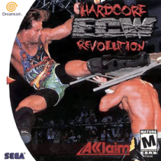 ECW Hardcore Revolution art work for the sega DreamCast