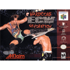 ECW Hardcore Revolution N64 box art – retro game for Nintendo 64