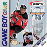 ESPN National Hockey Night Game Boy Color box art – old GBC game trade in