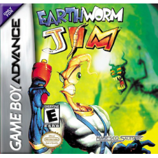 Earthworm Jim art work – action game for Nintendo Game Boy Advance