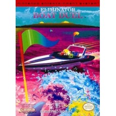 Eliminator Boat Duel NES box art – classic 8-bit game for Nintendo NES