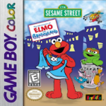 The Adventures of Elmo in Grouchland Game Boy Color box art – old GBC game trade in