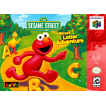 Elmo's Letter Adventure N64 box art – retro game for Nintendo 64