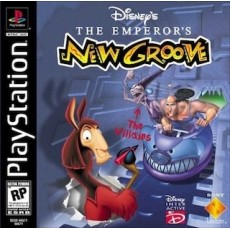 Emperor's New Groove art work – video game for PS1