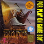 Exodus: Journey to the Promised Land Game Boy box art – classic retro game for GameBoy
