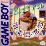 Extra Bases Game Boy box art – classic retro game for GameBoy