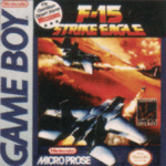 F-15 Strike Eagle Game Boy box art – classic retro game for GameBoy
