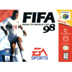 FIFA Road to World Cup 98 N64 box art – retro game for Nintendo 64