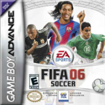 FIFA 06 art work – sports game for Nintendo Game Boy Advance