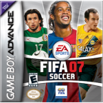 FIFA 07 art work – sports game for Nintendo Game Boy Advance