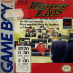 Fastest Lap Game Boy box art – classic retro game for GameBoy