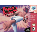 Fighter Destiny 2 N64 box art – retro game for Nintendo 64